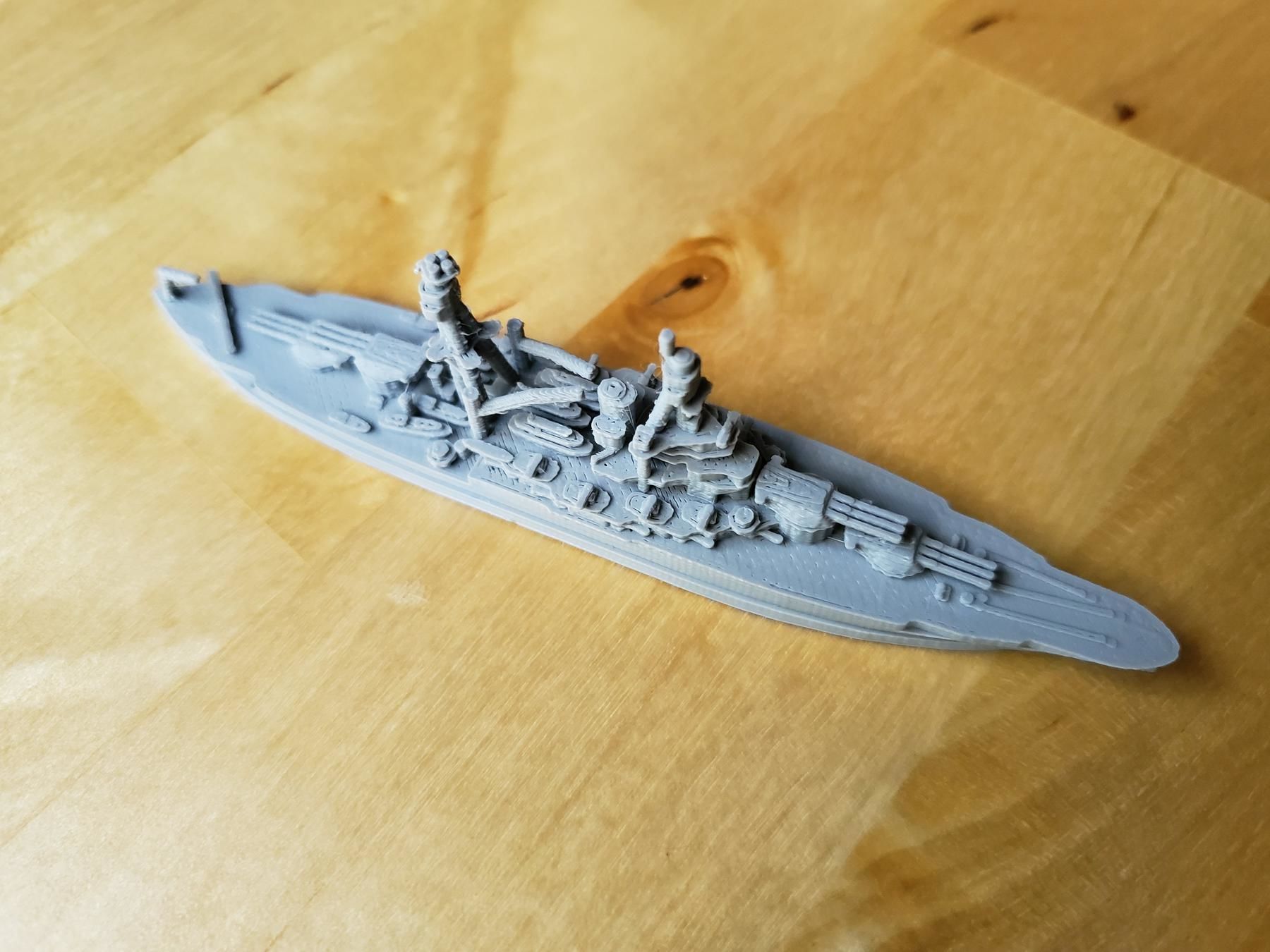 US Pennsylvania Class Battleship 3D print model_8