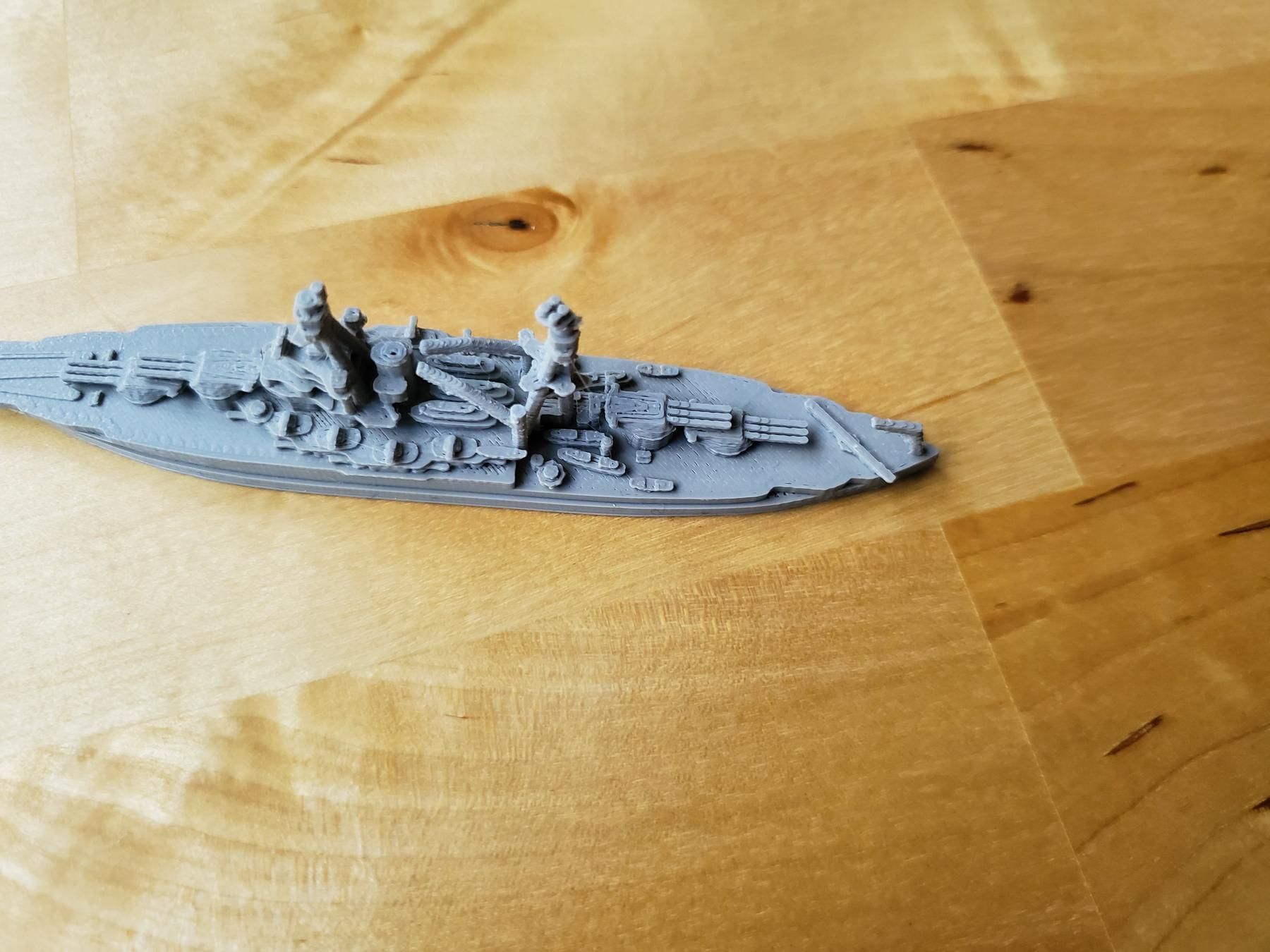 US Pennsylvania Class Battleship 3D print model_13