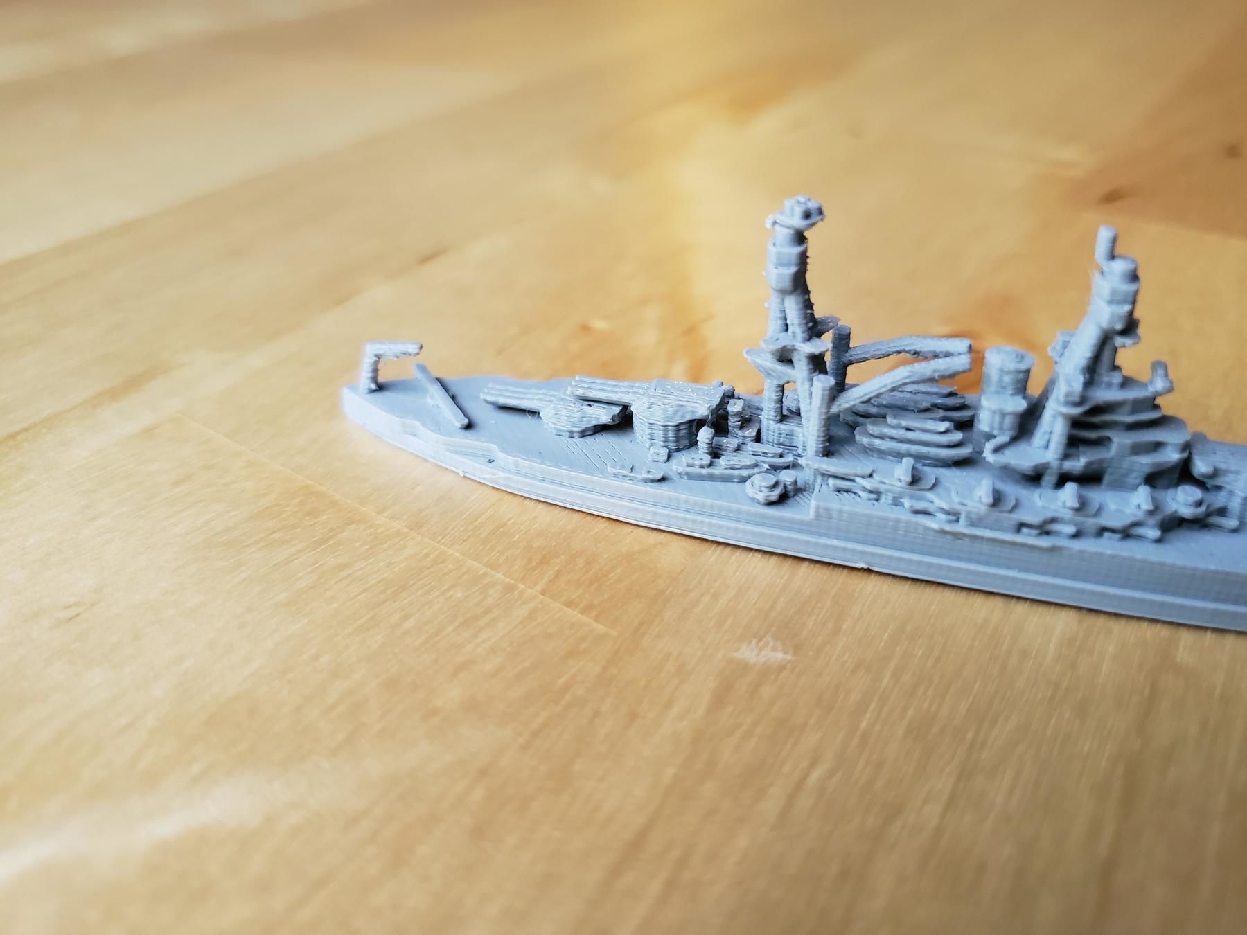US Pennsylvania Class Battleship 3D print model_7