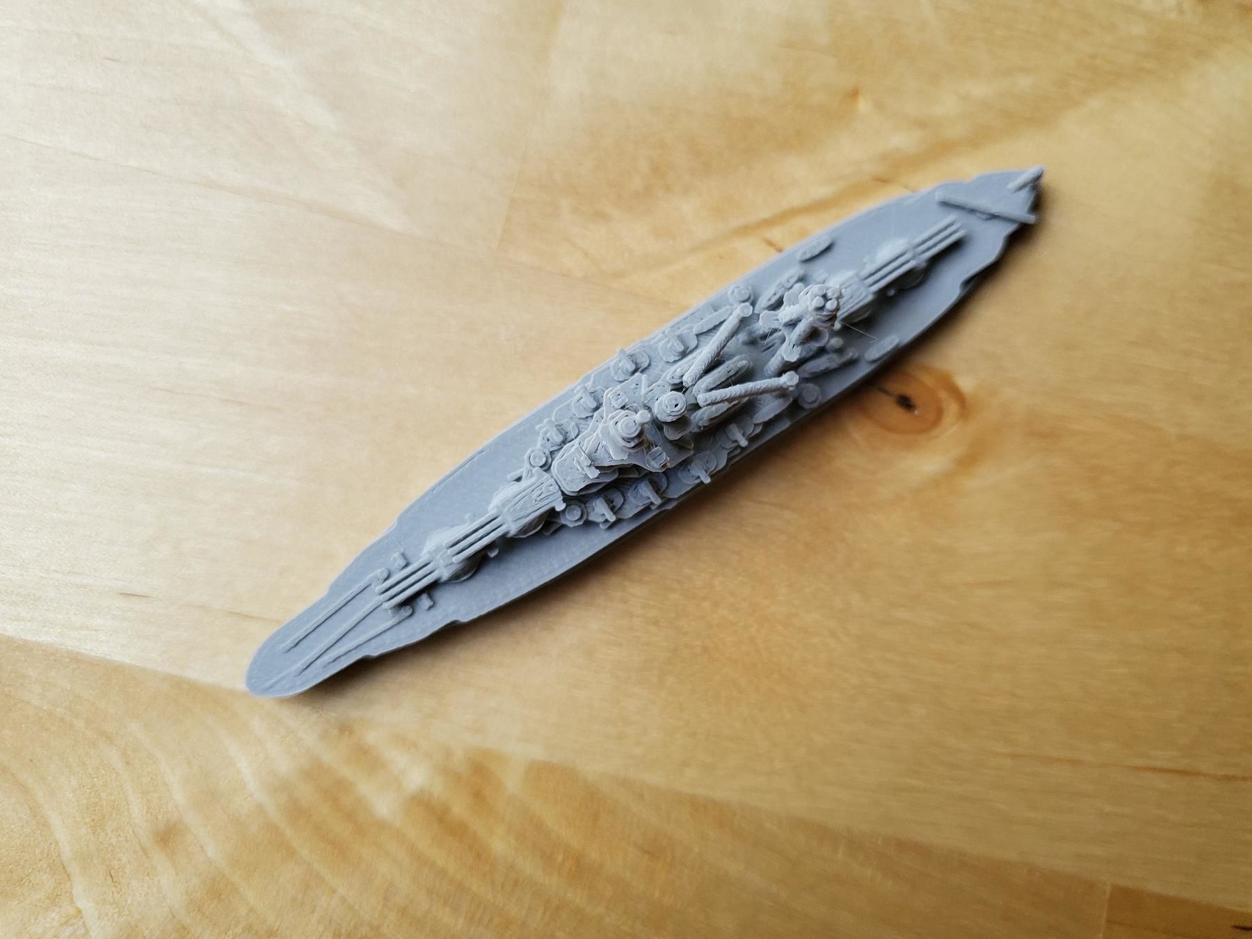 US Pennsylvania Class Battleship 3D print model_15