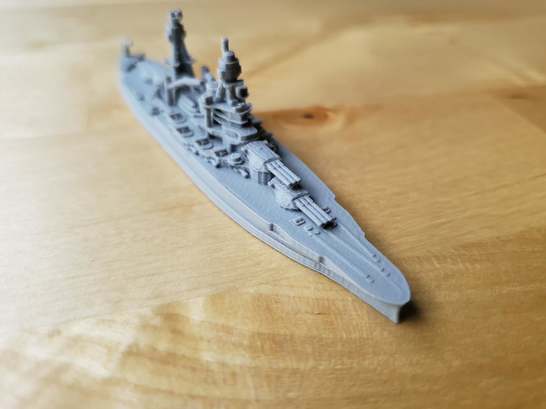 US Pennsylvania Class Battleship 3D print model_5