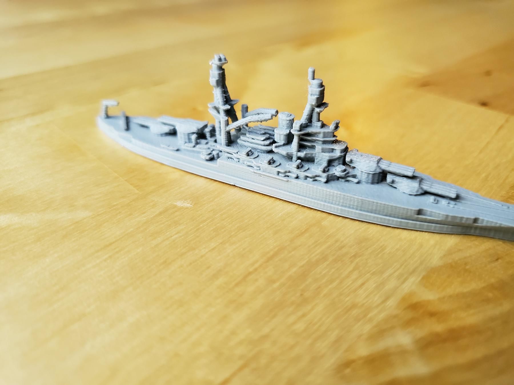 US Pennsylvania Class Battleship 3D print model_6
