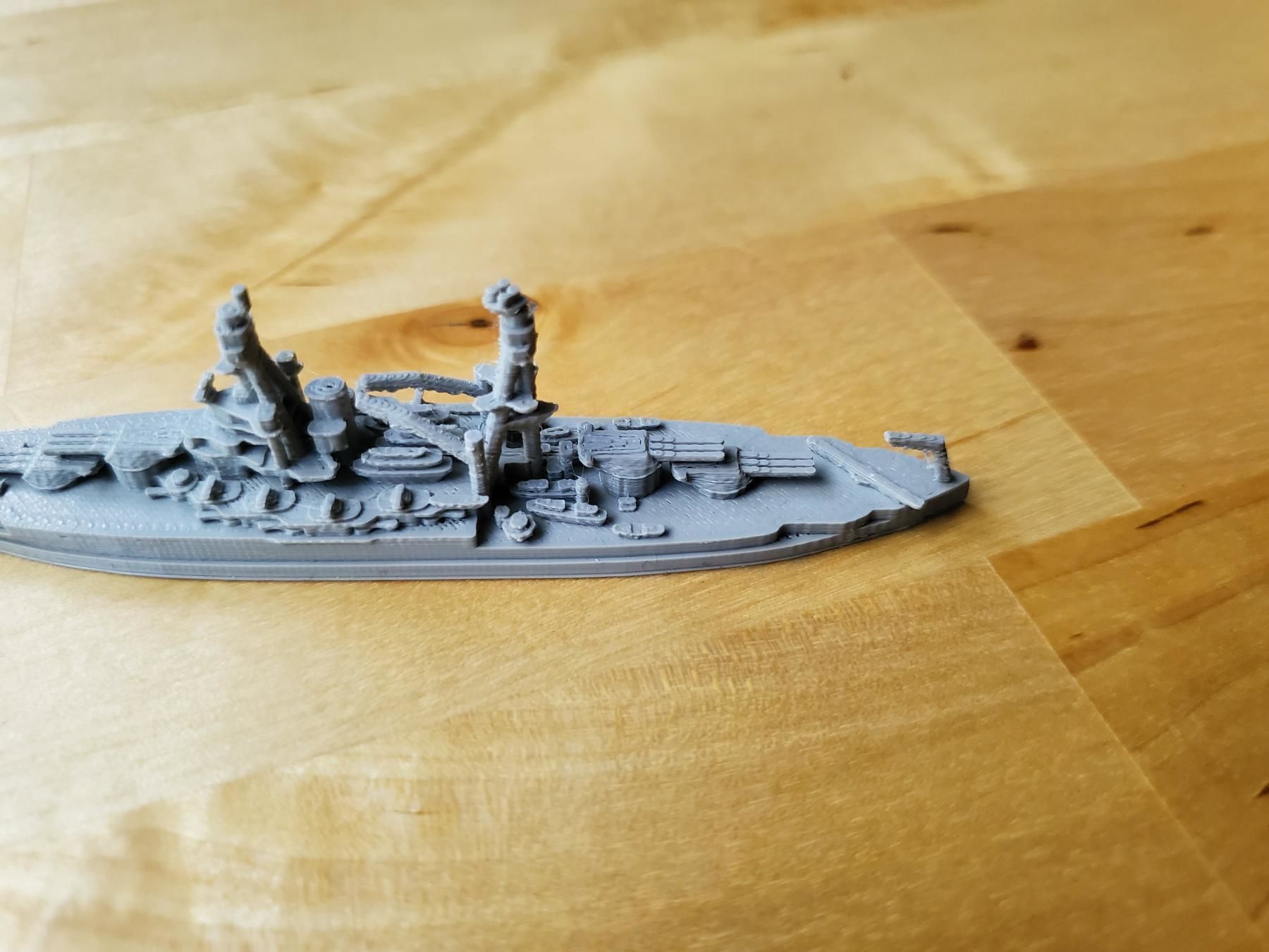 US Pennsylvania Class Battleship 3D print model_9