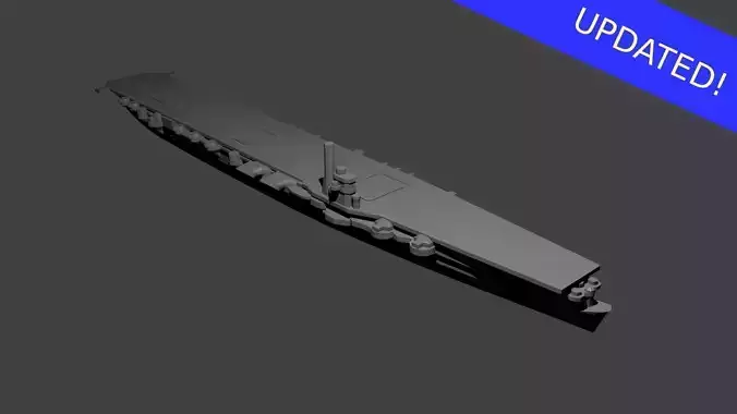 Japanese Aircraft Carrier Soryu 3D print model