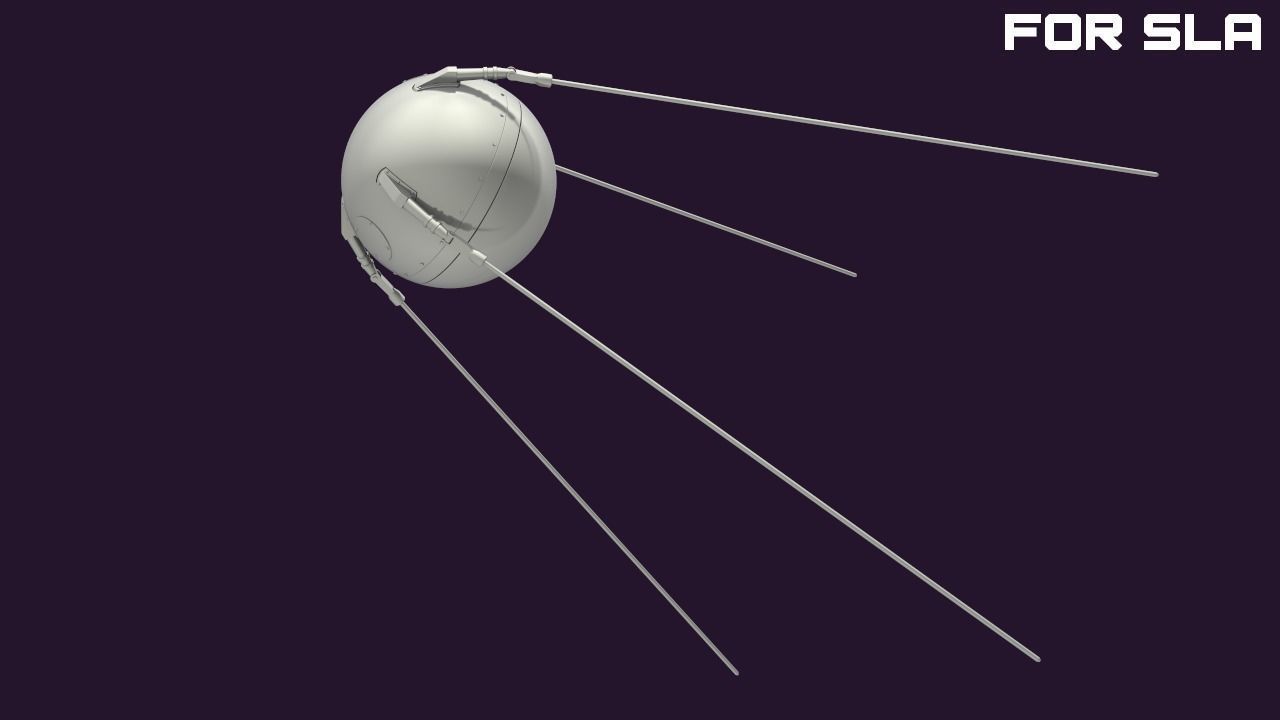 Sputnik - 1 for SLA printers  3D print model_17