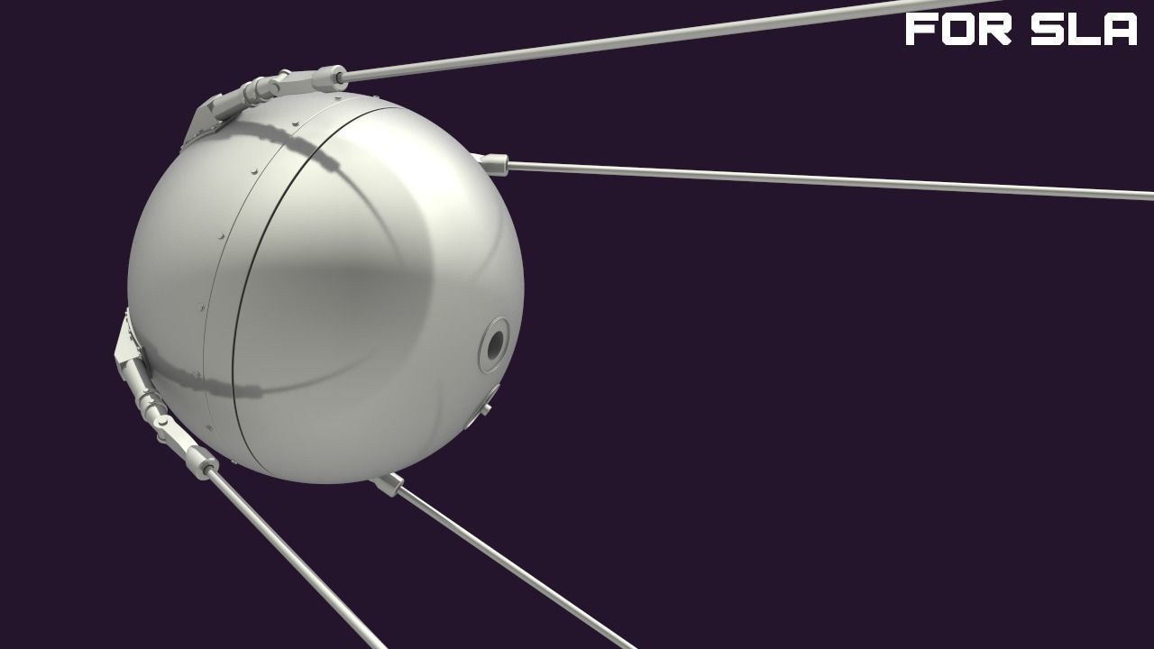 Sputnik - 1 for SLA printers  3D print model_20