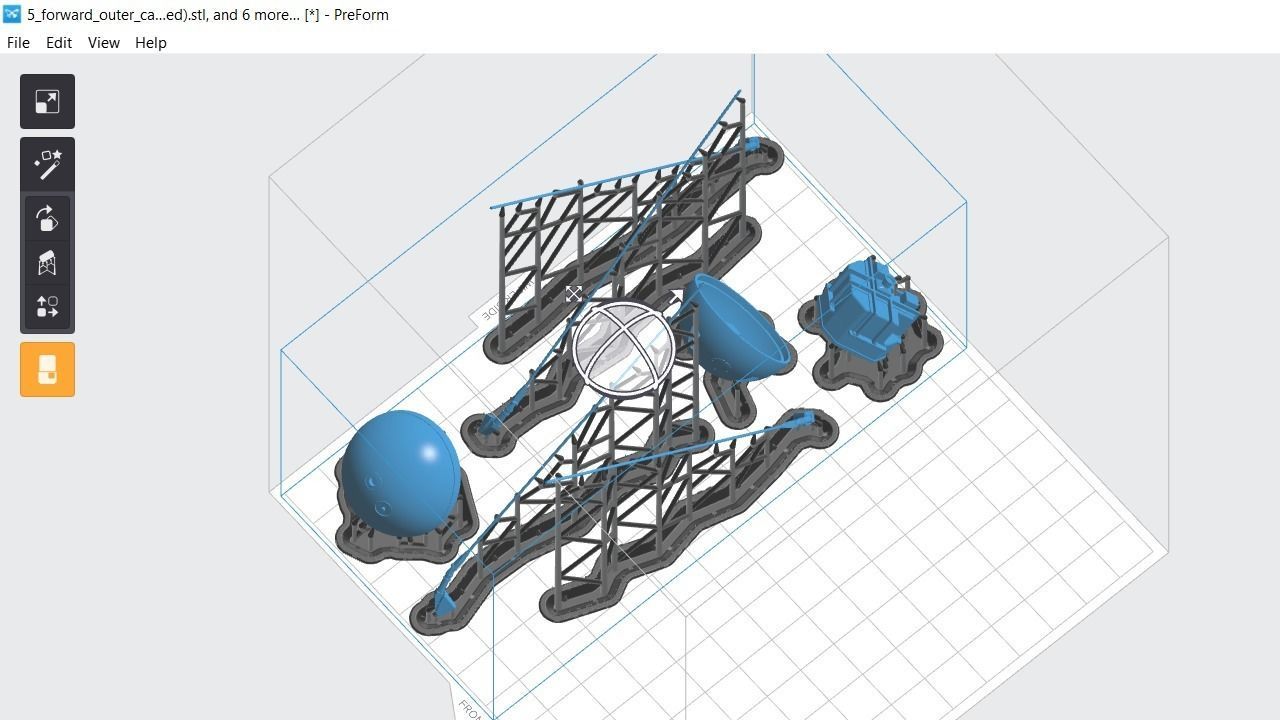 Sputnik - 1 for SLA printers  3D print model_22