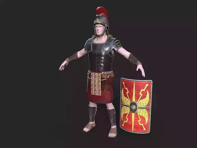 Roman Model soldier