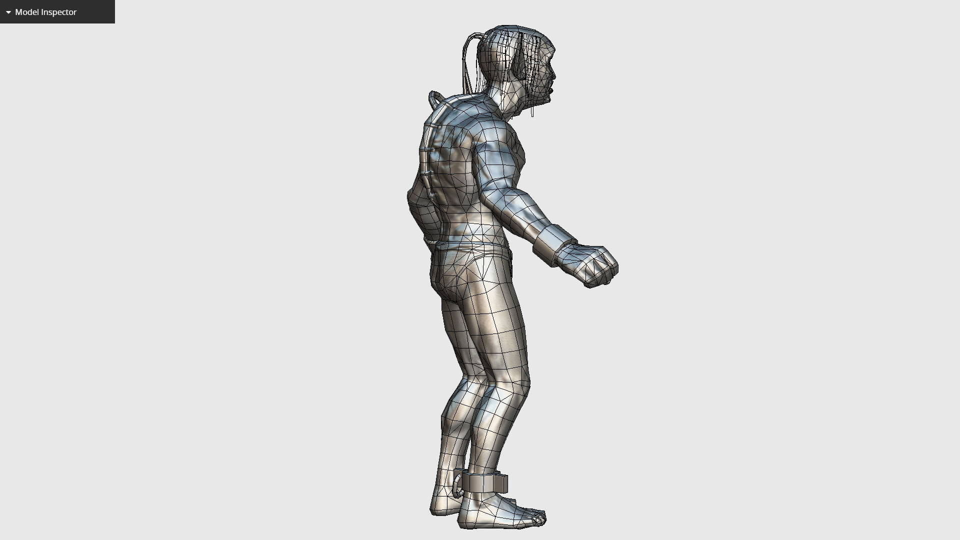 Gorllum Alien Troll Mutant Game Character Low-poly 3D model_18