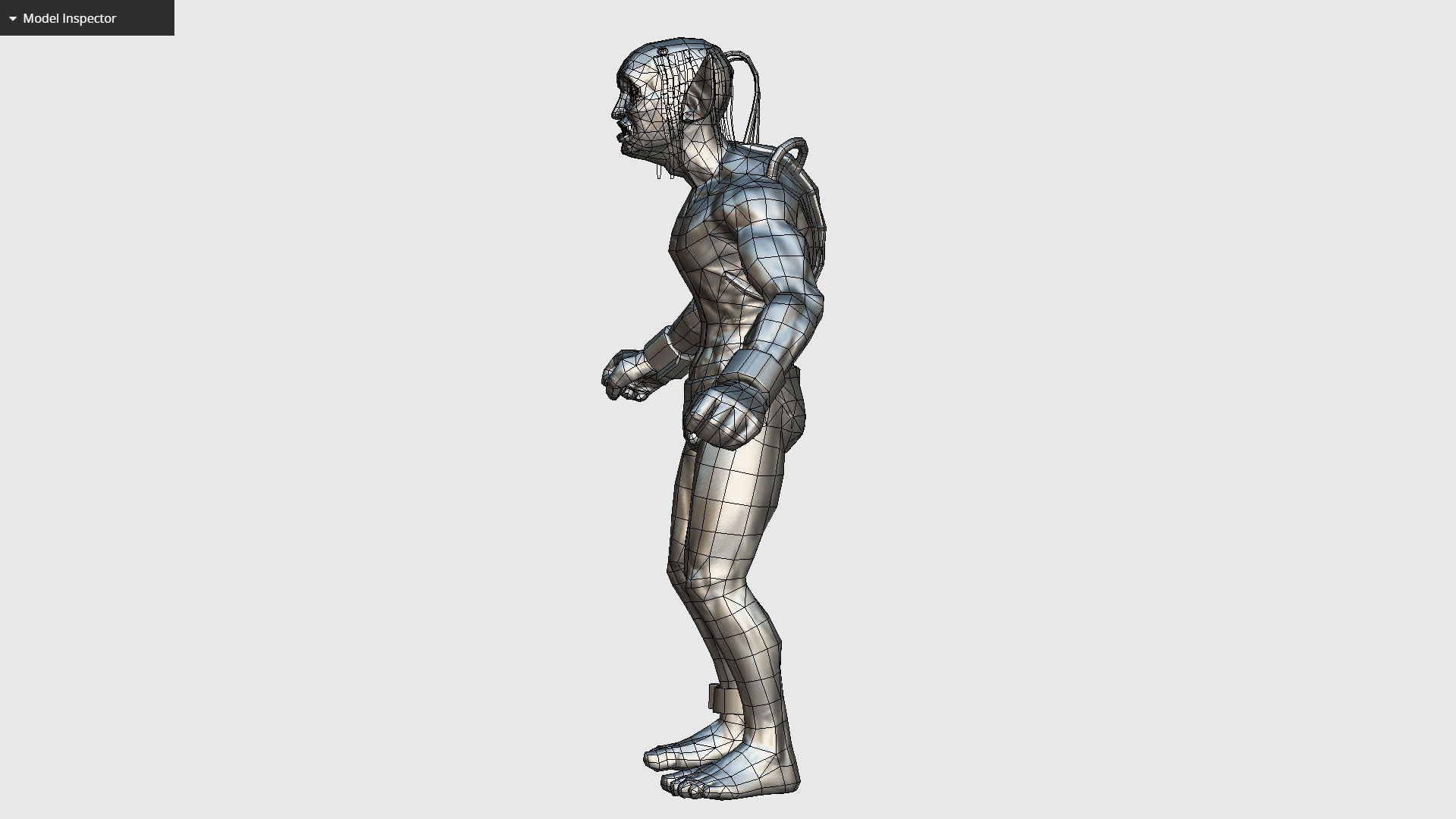 Gorllum Alien Troll Mutant Game Character Low-poly 3D model_17