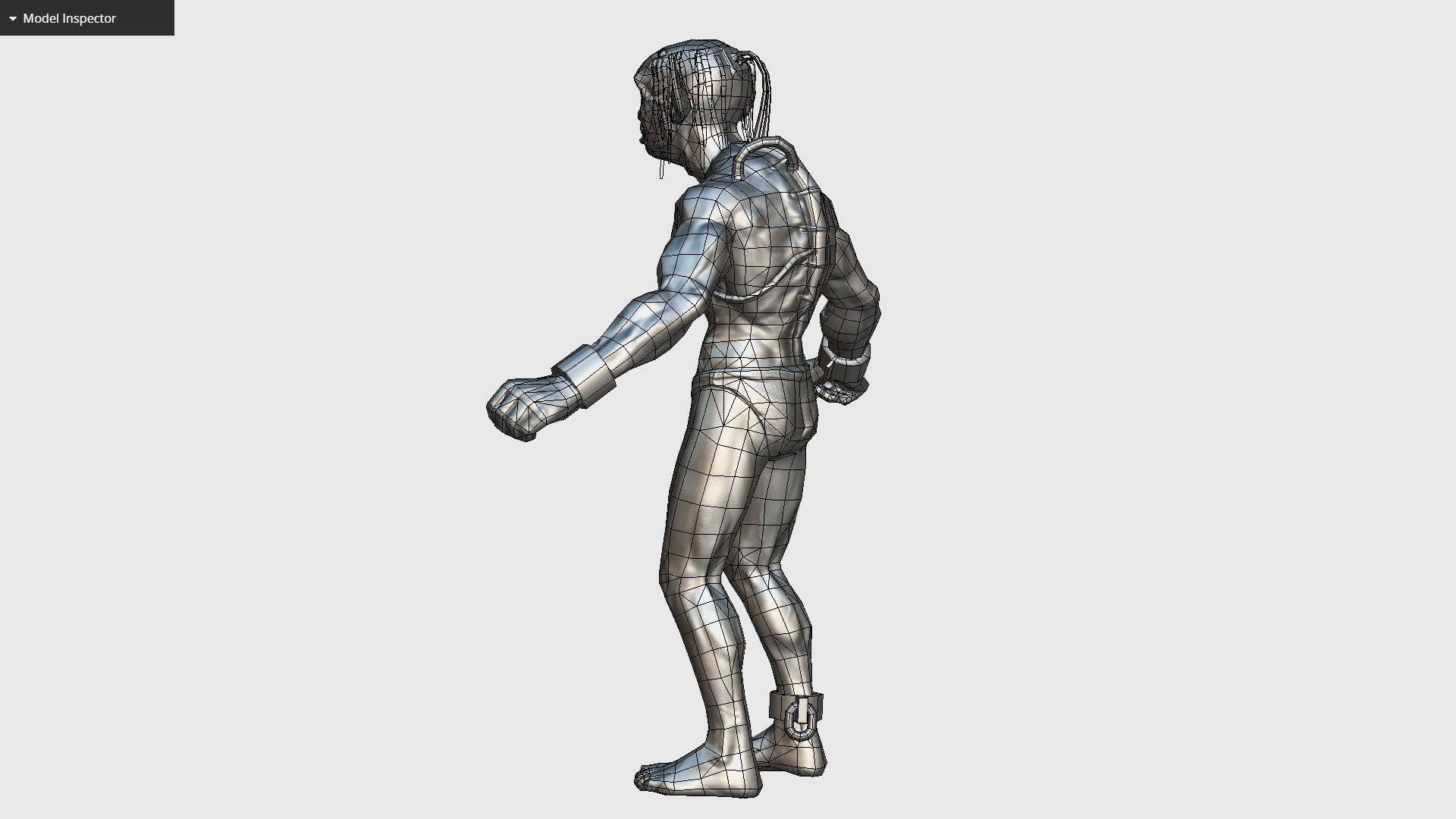 Gorllum Alien Troll Mutant Game Character Low-poly 3D model_19