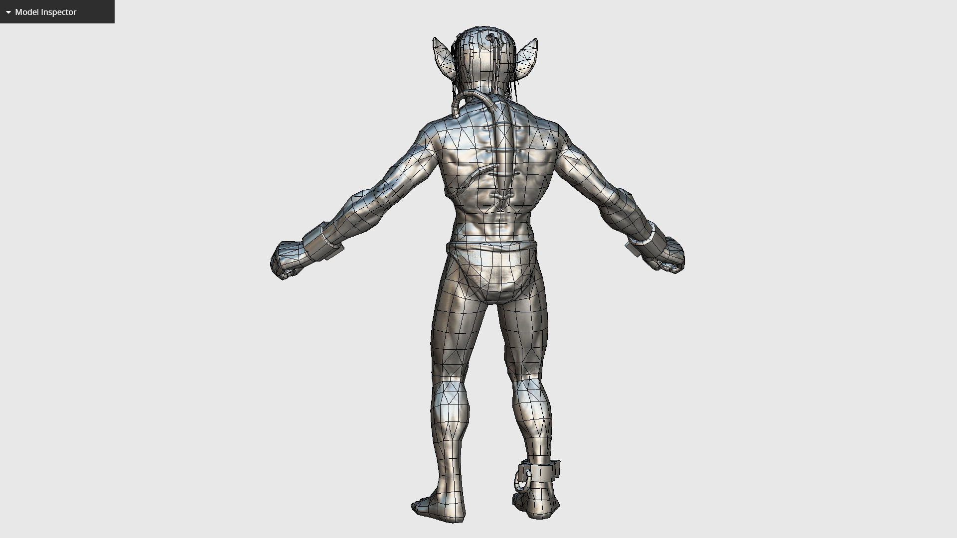 Gorllum Alien Troll Mutant Game Character Low-poly 3D model_21