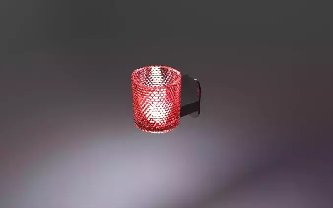Fancy wall light Free 3D model
