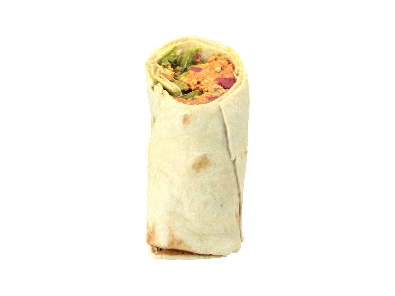 Photorealistic Couscous Wrap 3D Scan 3D model_1