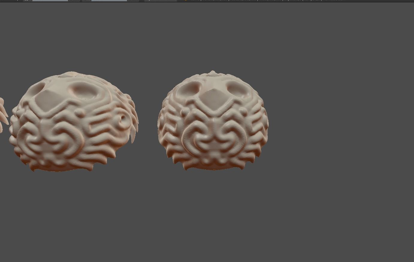 Low to High Poly test 22 Free 3D model_5