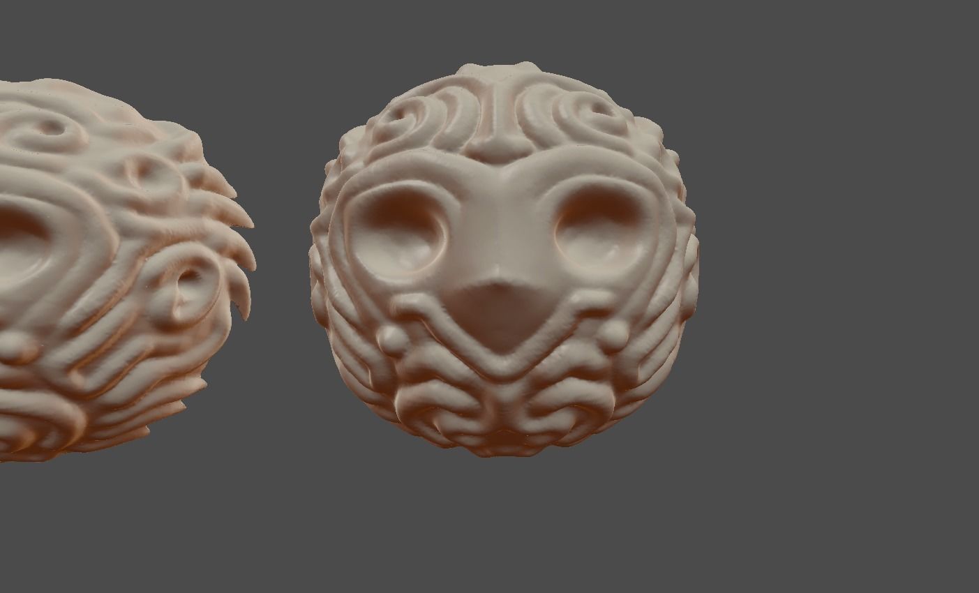 Low to High Poly test 22 Free 3D model_2