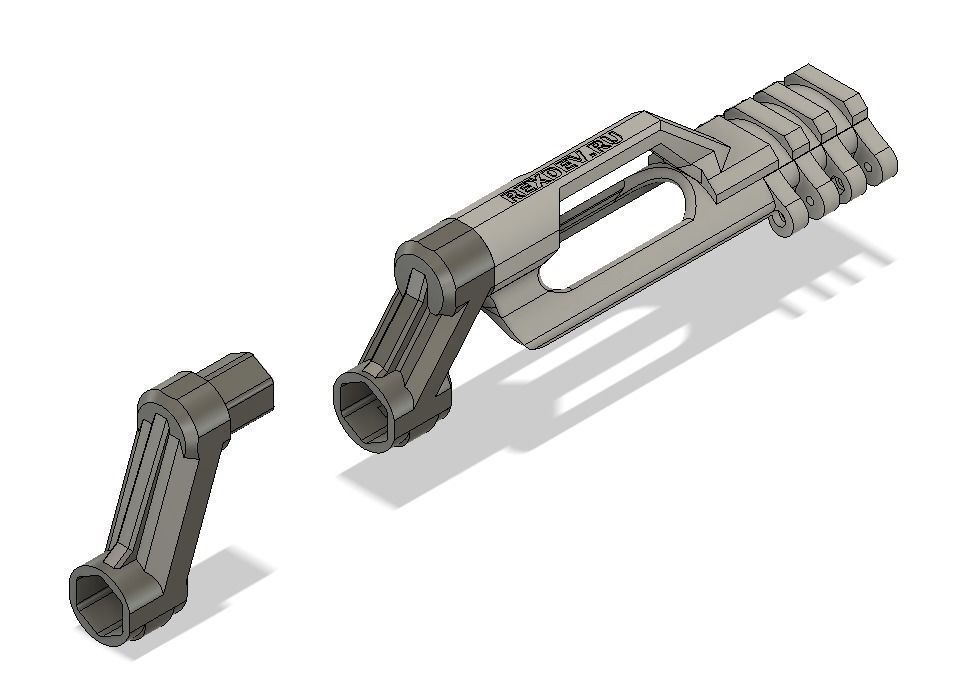 PSVR Aim Controller Stock 3D print model_2