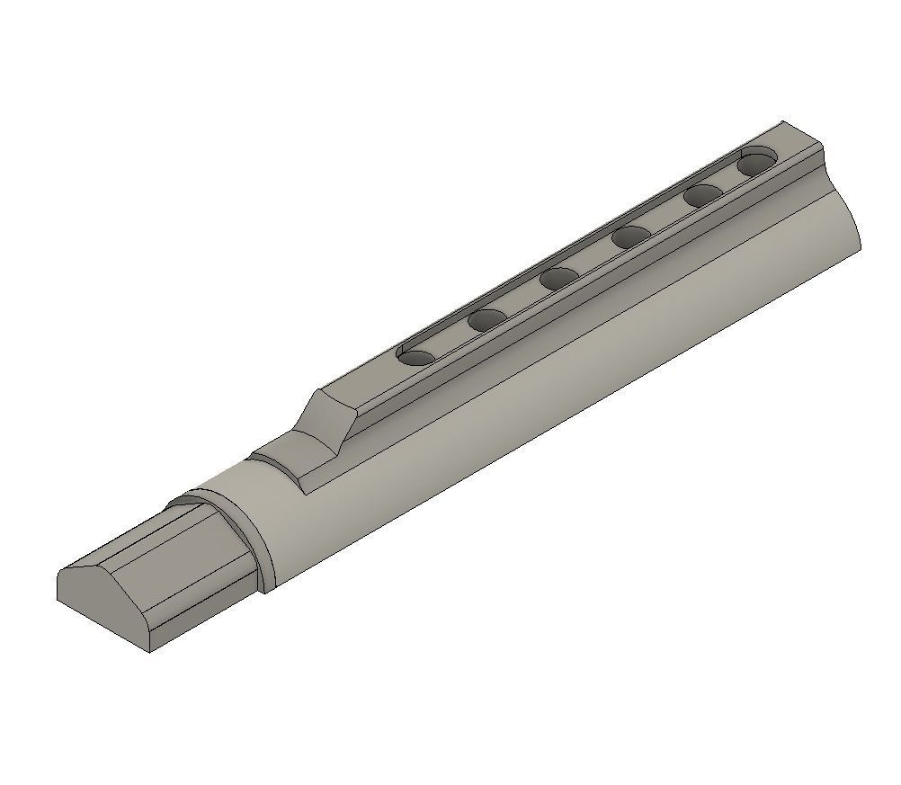 PSVR Aim Controller Stock 3D print model_8