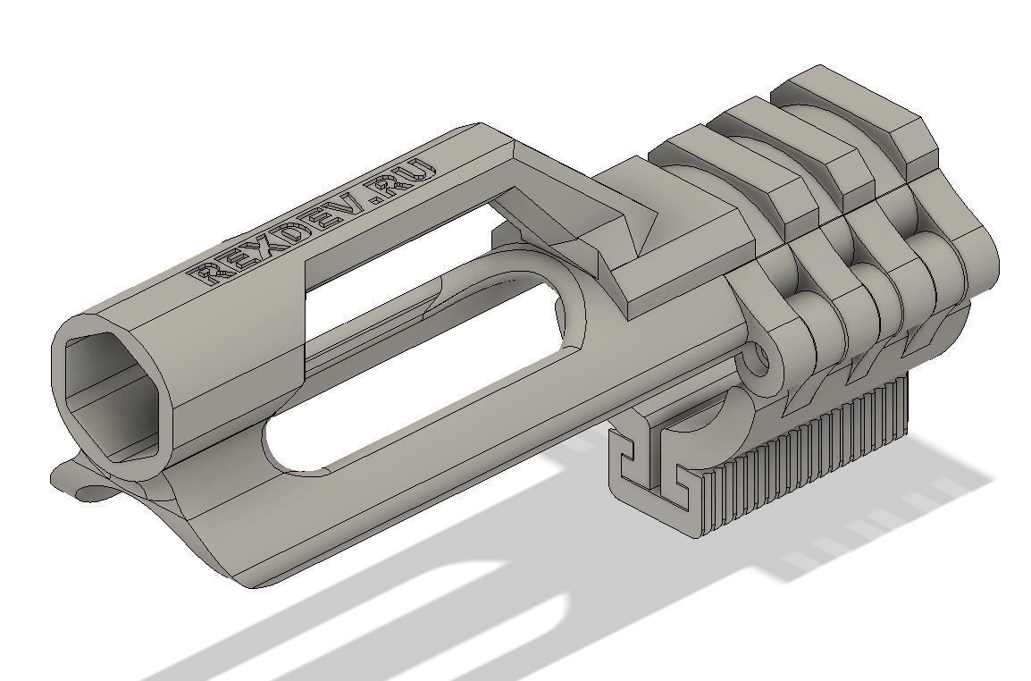 PSVR Aim Controller Stock 3D print model_5