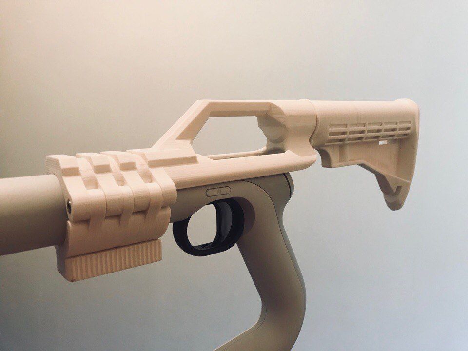 PSVR Aim Controller Stock 3D print model_4