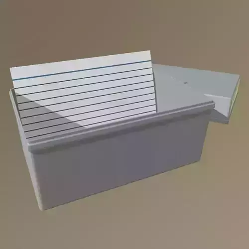 Notecard box