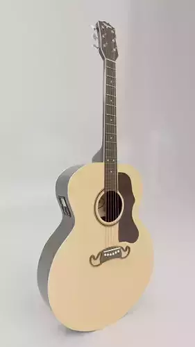Guitar acoustic 3D model