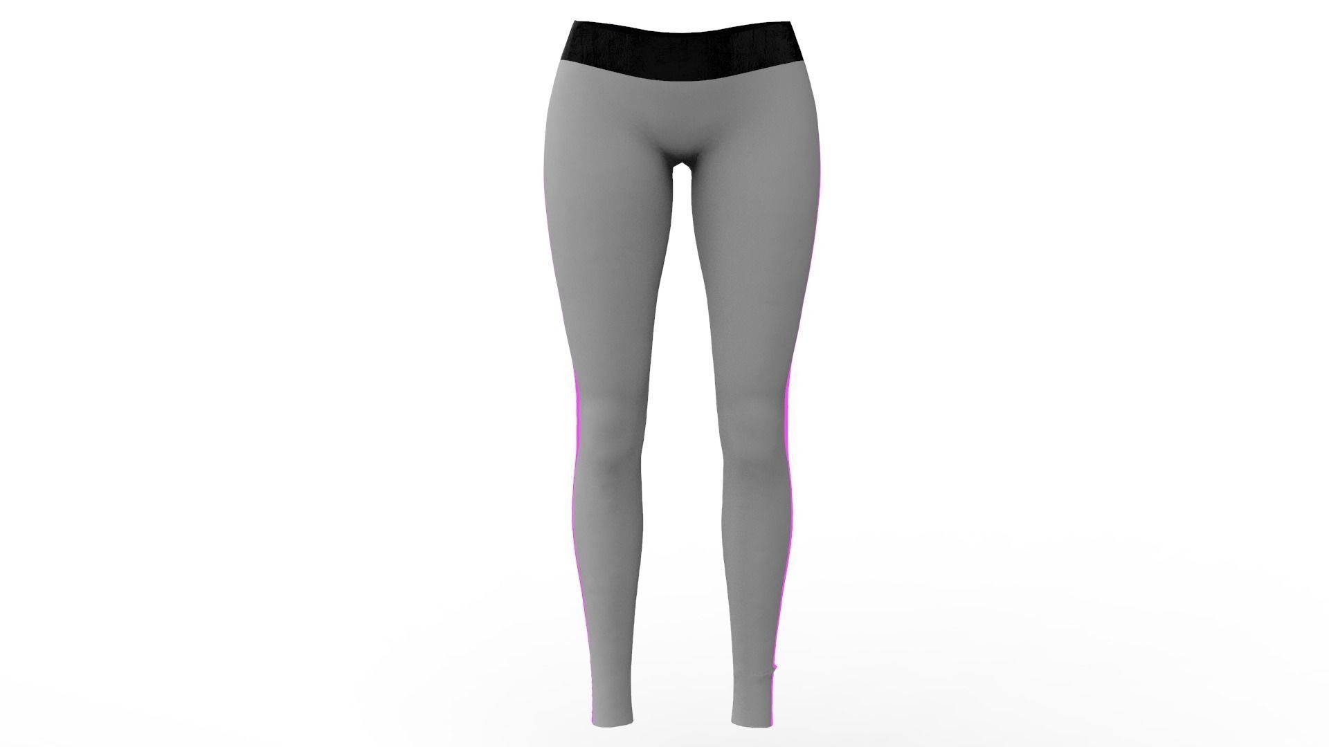 FREE Sports Bra and Leggings - Marvelous Designer - Project File Free 3D model_10