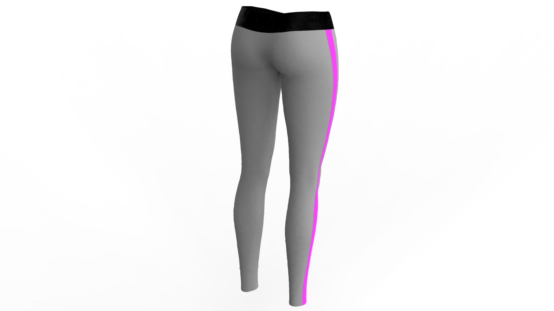 FREE Sports Bra and Leggings - Marvelous Designer - Project File Free 3D model_12