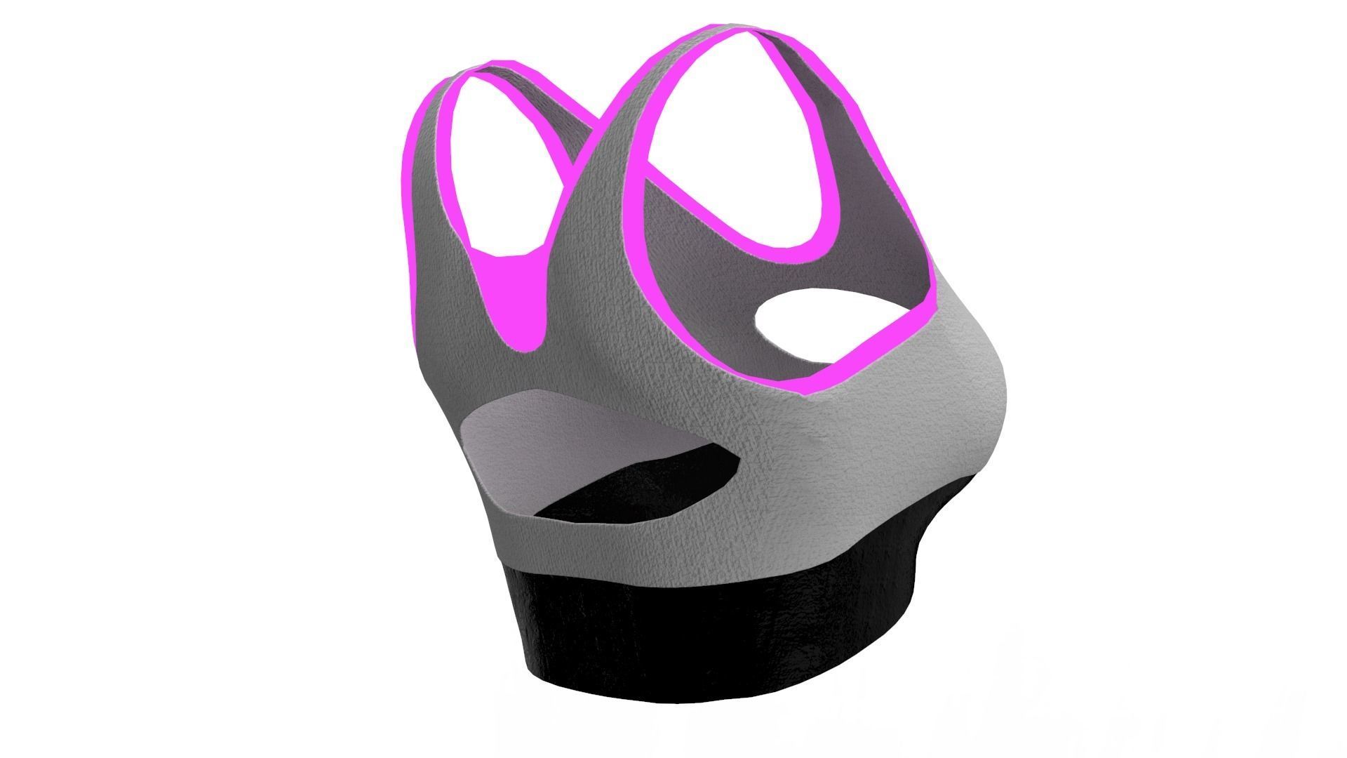 FREE Sports Bra and Leggings - Marvelous Designer - Project File Free 3D model_8