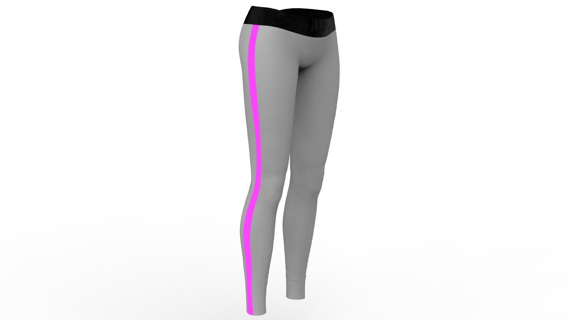 FREE Sports Bra and Leggings - Marvelous Designer - Project File Free 3D model_13