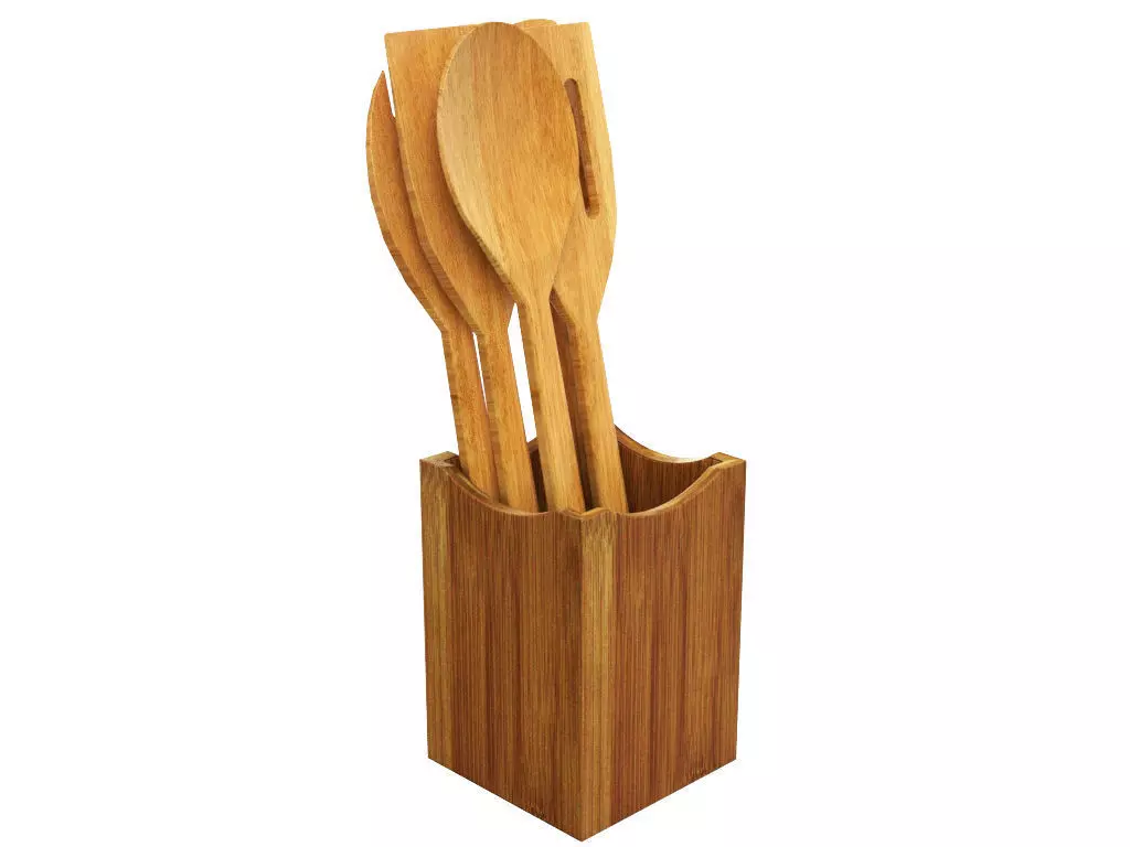 Wooden Spoon 3D model_0
