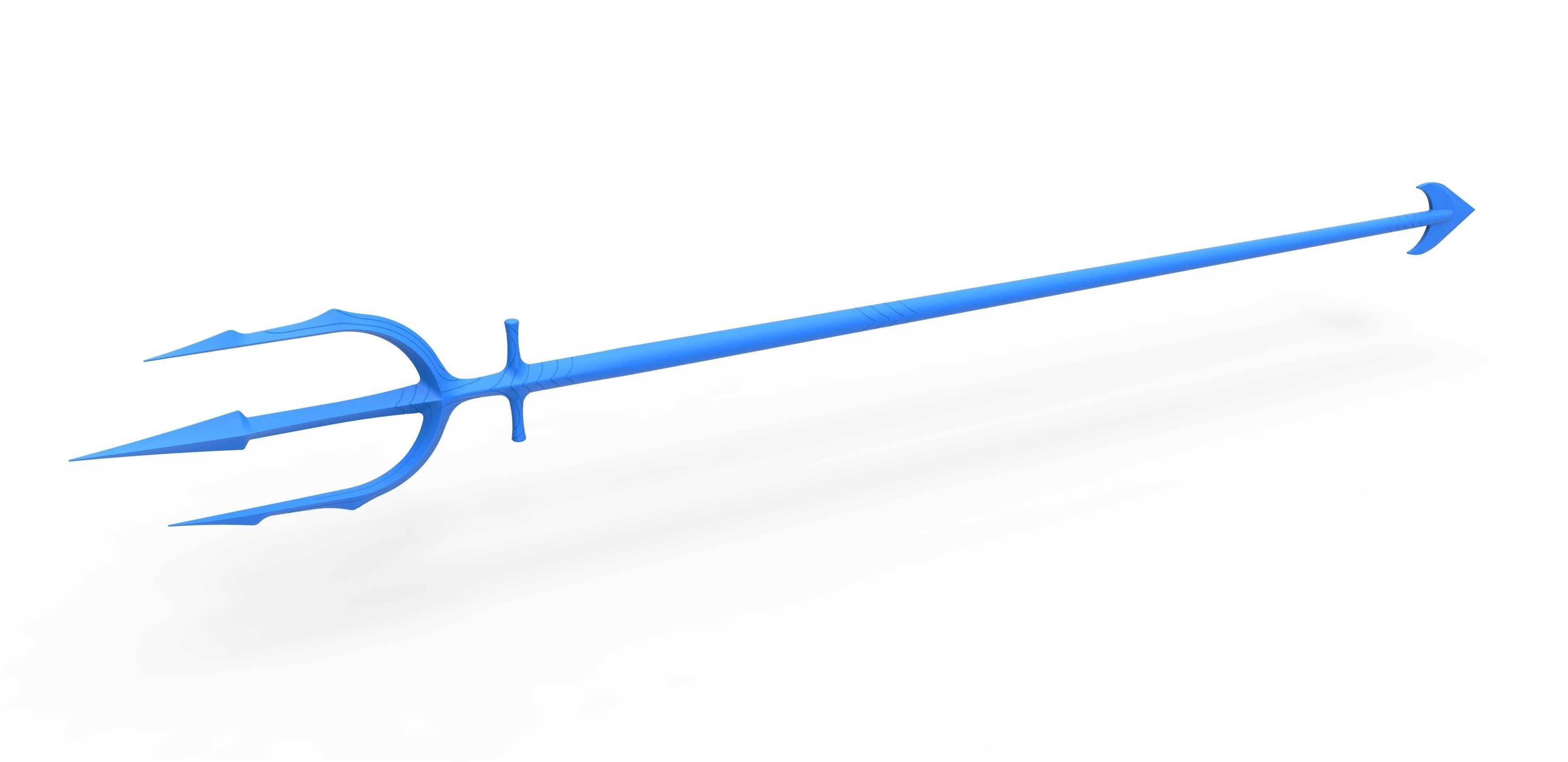 Trident of King Atlan from the movie Aquaman 2018 3D print model_10