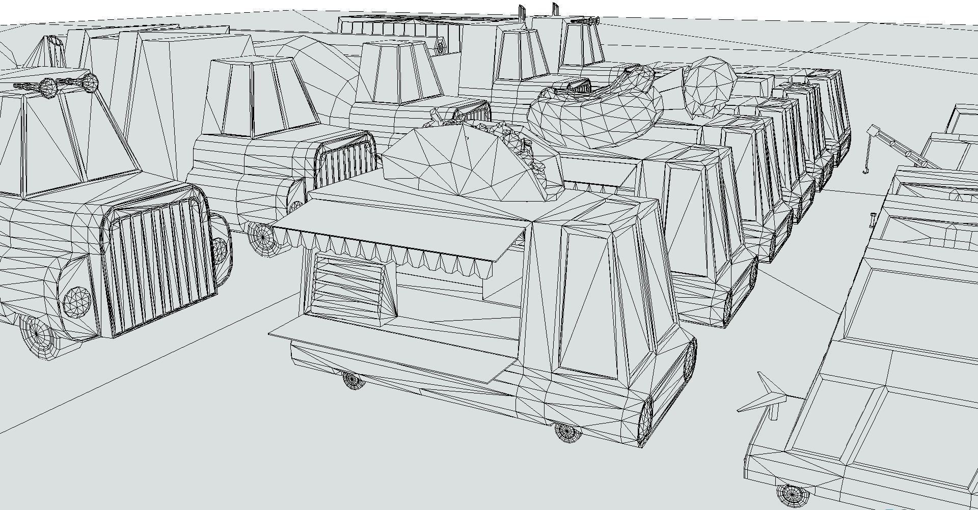 Vehicles Low Poly Pack Low-poly 3D model_21