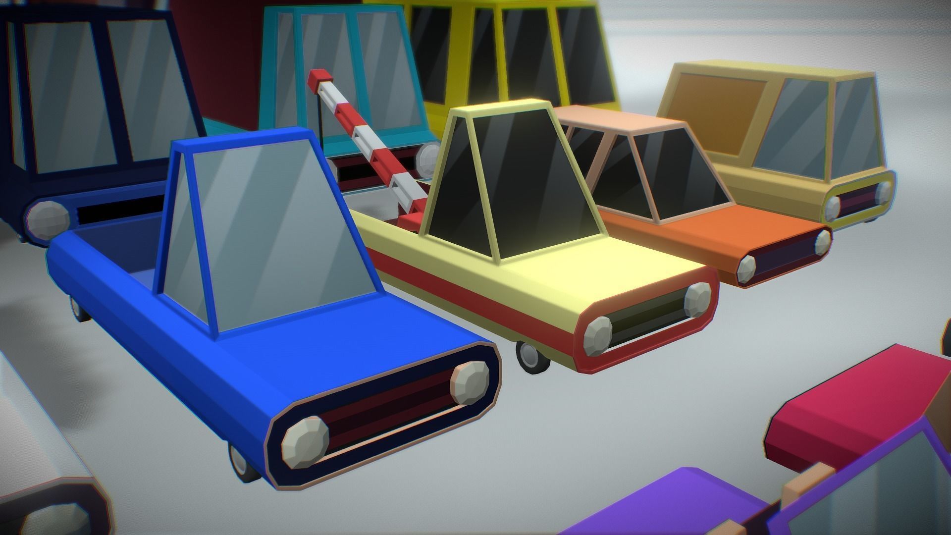 Vehicles Low Poly Pack Low-poly 3D model_14