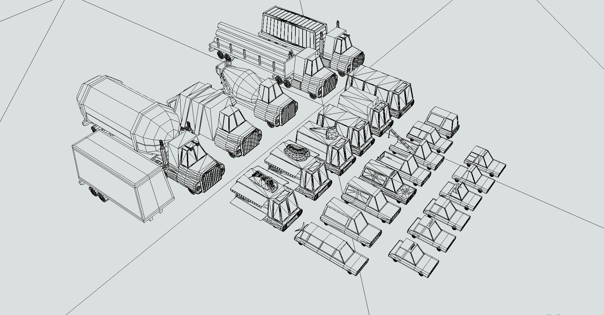 Vehicles Low Poly Pack Low-poly 3D model_22