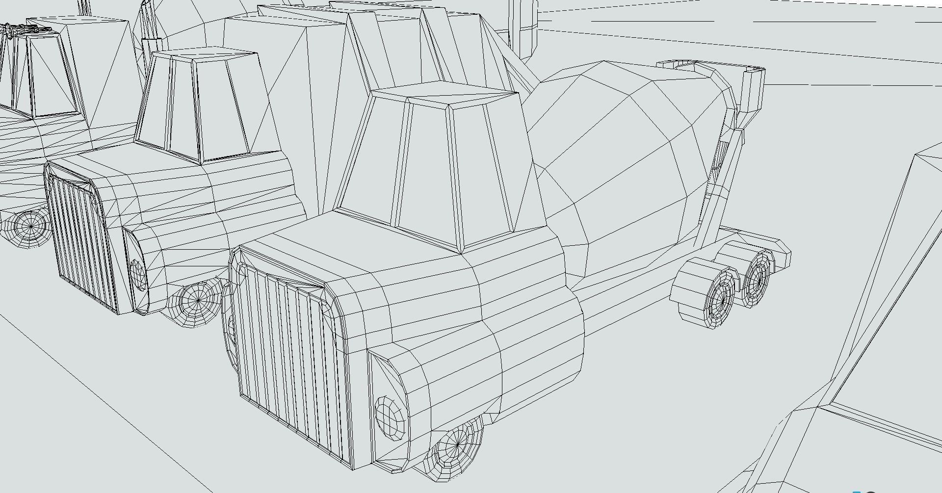 Vehicles Low Poly Pack Low-poly 3D model_20