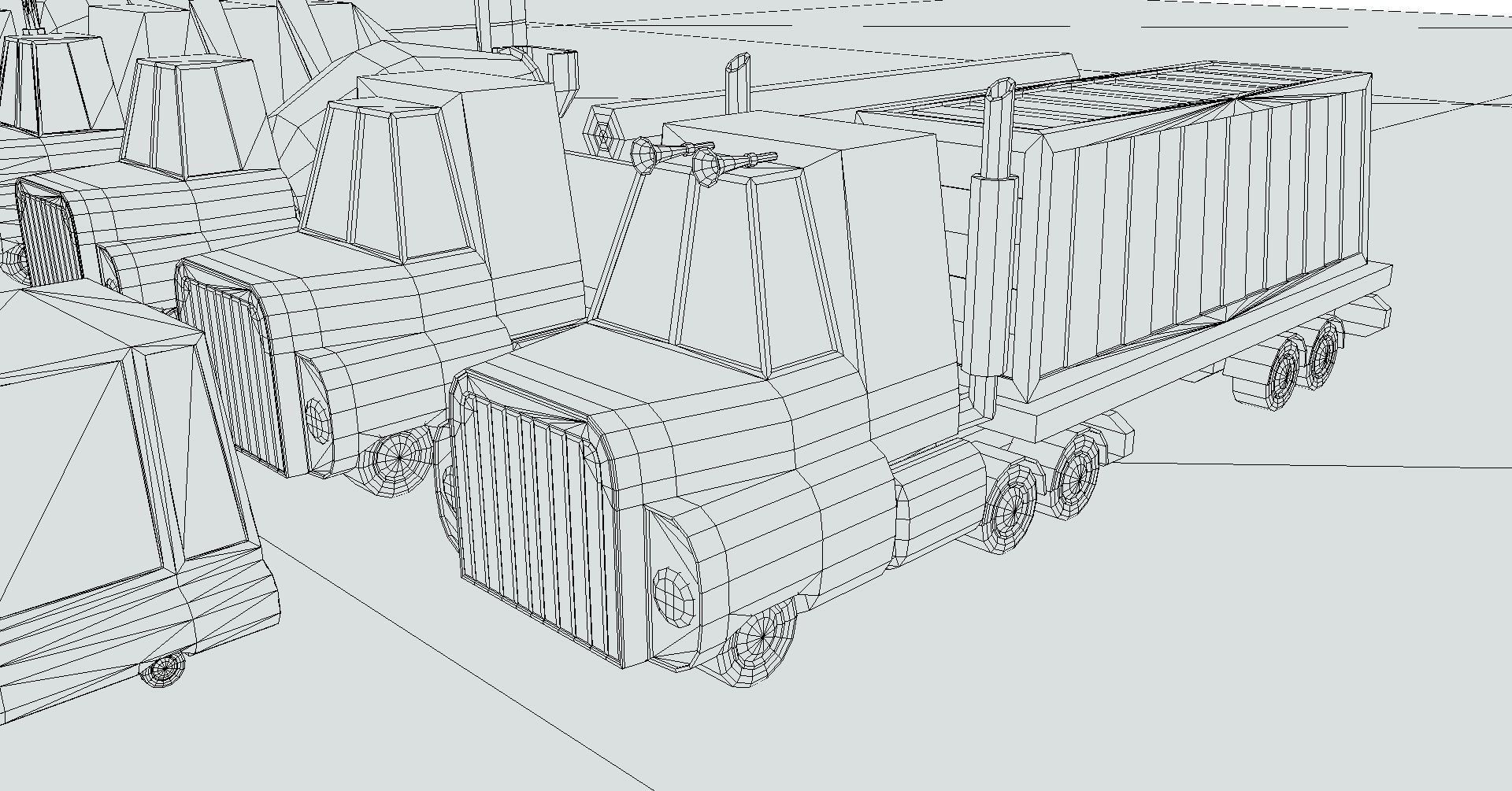 Vehicles Low Poly Pack Low-poly 3D model_19