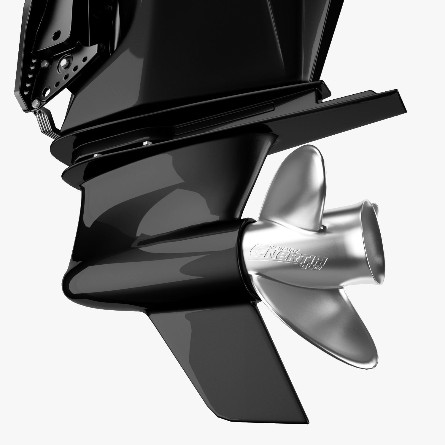 Mercury Fourstroke 300hp v8 Outboard Motor 3D model_13