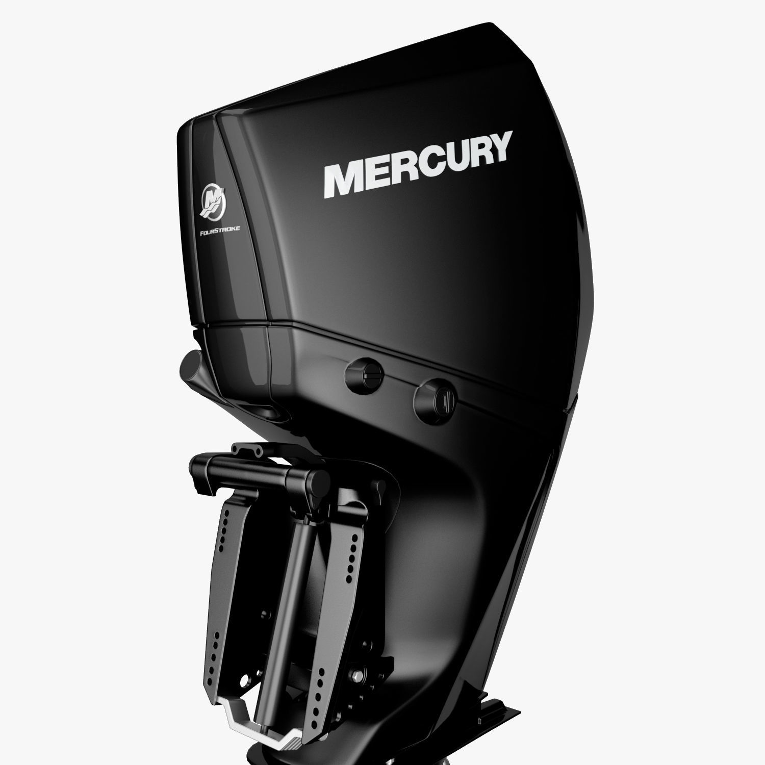 Mercury Fourstroke 300hp v8 Outboard Motor 3D model_12