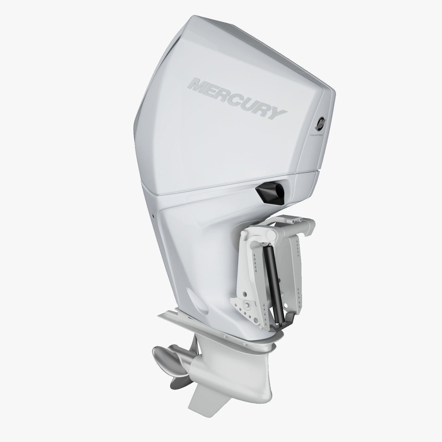 Mercury Fourstroke 300hp v8 Outboard Motor 3D model_7