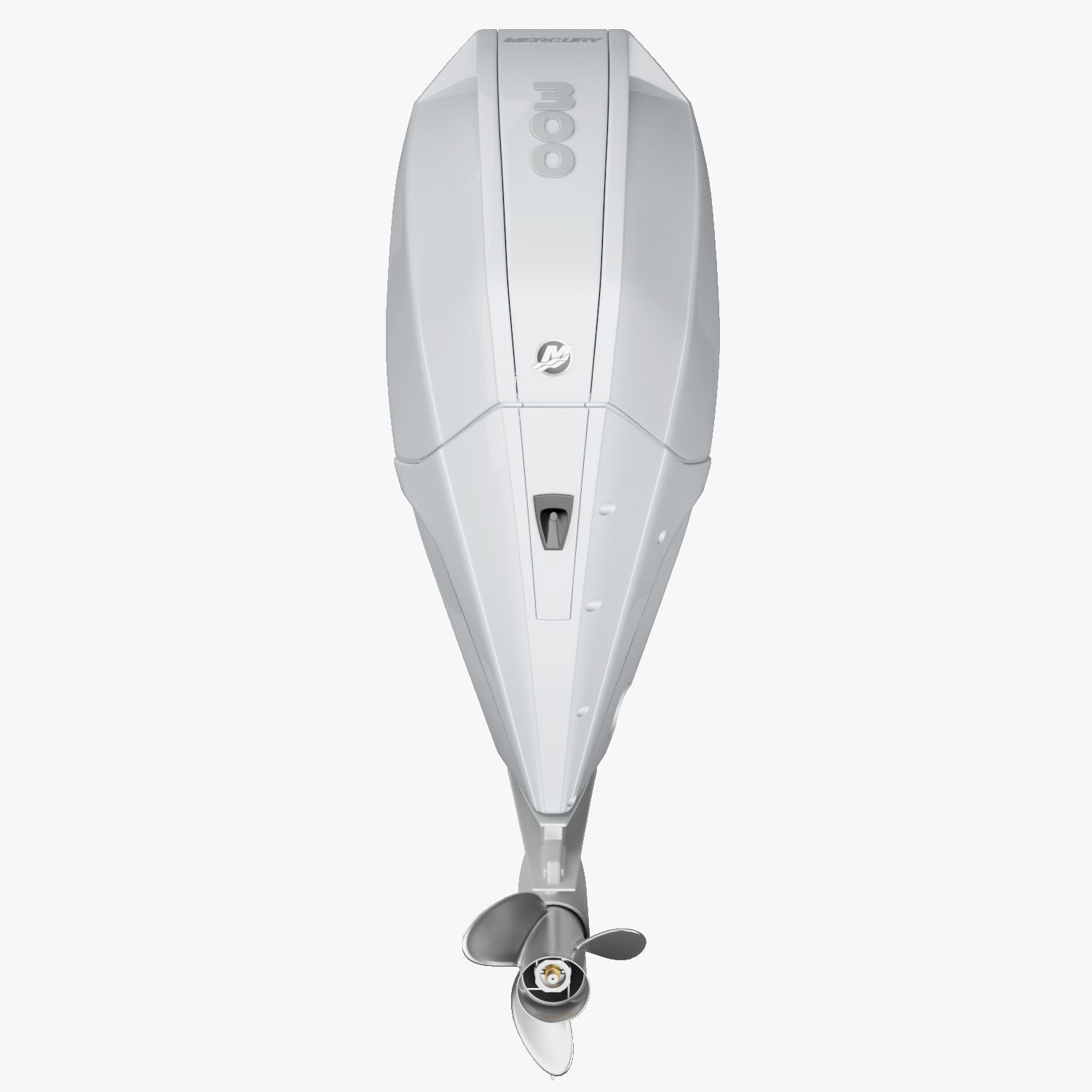 Mercury Fourstroke 300hp v8 Outboard Motor 3D model_1