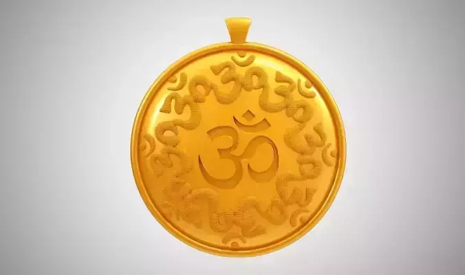 Om Pendant 3D print model