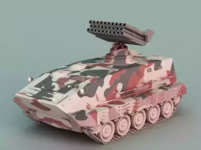 Anti-Air Missile 3D model