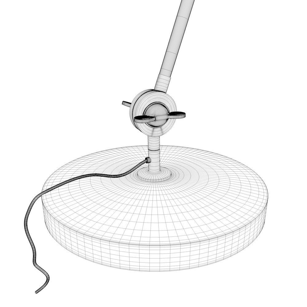 Modern Simple Designer Lamp Free low-poly 3D model_7