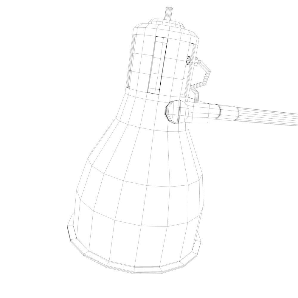 Modern Simple Designer Lamp Free low-poly 3D model_3