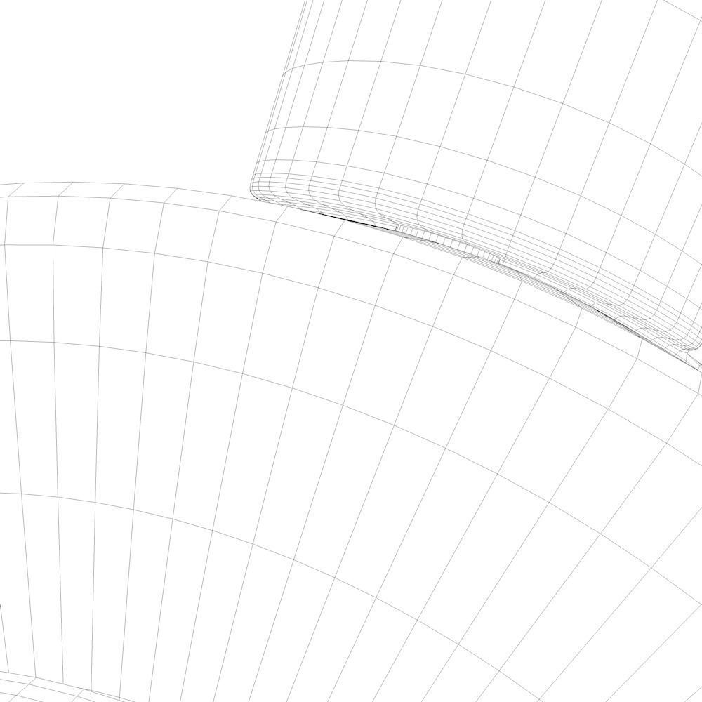 Modern Simple Designer Lamp Free low-poly 3D model_1