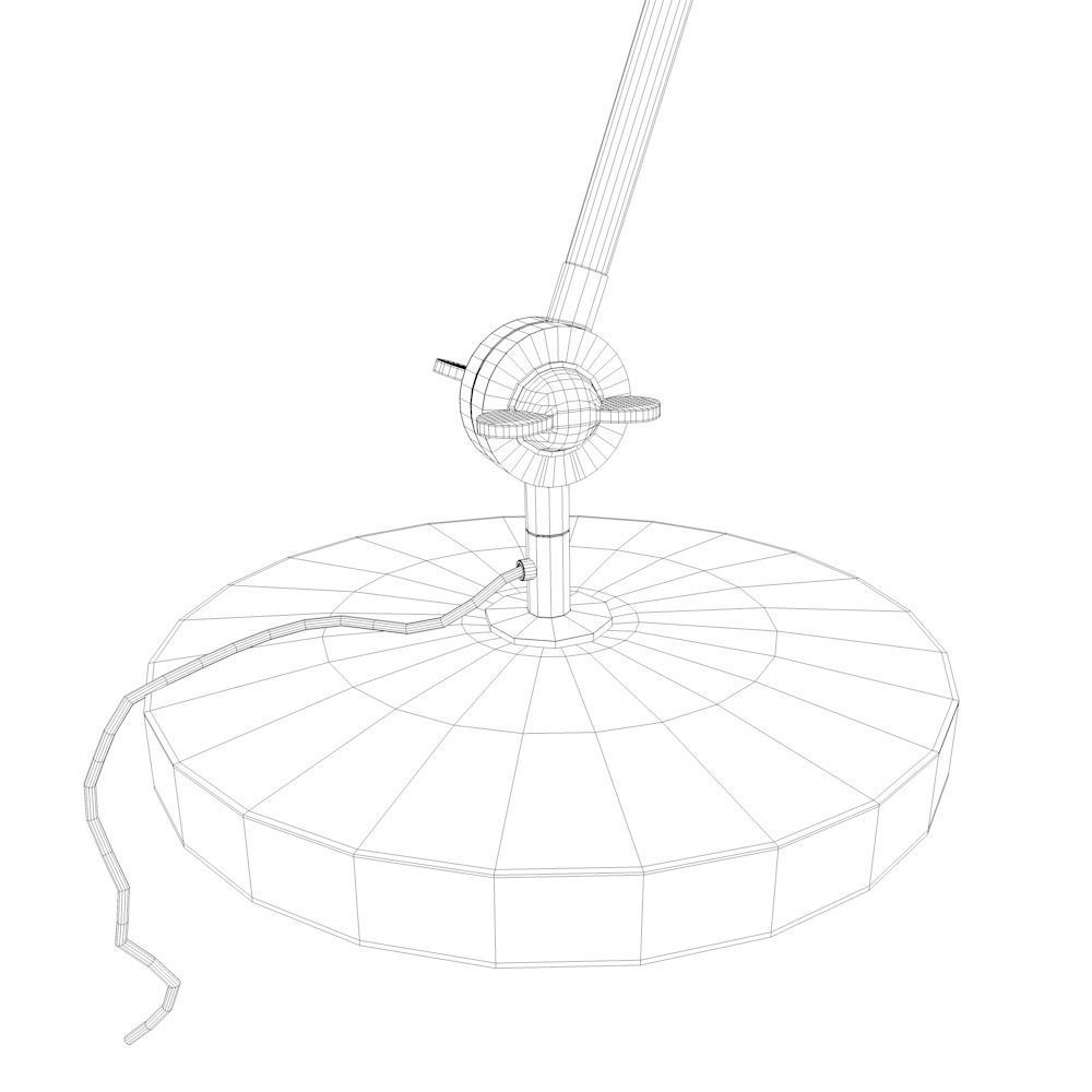 Modern Simple Designer Lamp Free low-poly 3D model_5