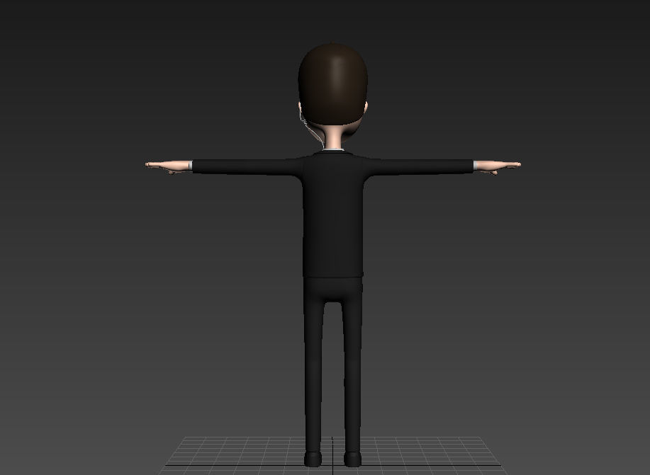 CartoonMan009 Agent 3D model_19