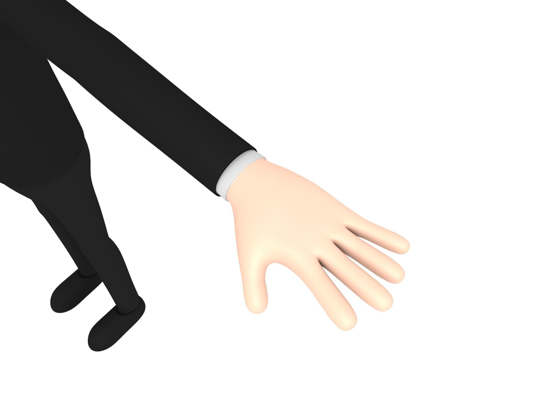 CartoonMan009 Agent 3D model_5