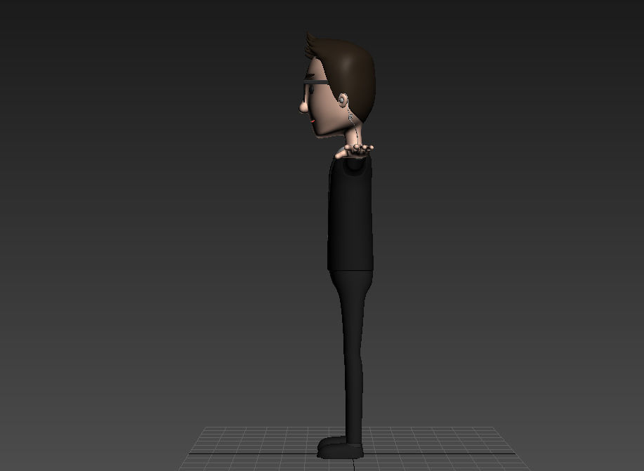 CartoonMan009 Agent 3D model_17